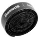 Органайзер для кабеля Baseus Colourful Circle Velcro strap, черный, 300 см, лента-липучка, #ACMGT-F01 Превью 1