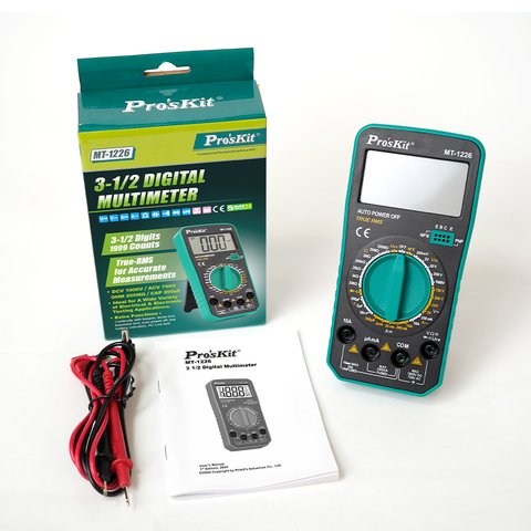 Цифровий мультиметр Pro'sKit MT-1226 Прев'ю 2