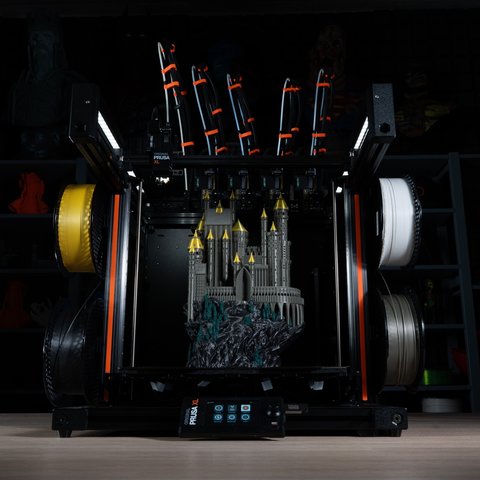 3D-принтер Prusa XL з п'ятьма екструдерами та закритим корпусом Прев'ю 6