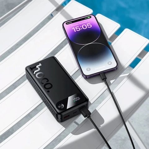 Power bank Hoco J154A, 20000 мАг, 22,5 Вт, чорний, Quick Charge, Power Delivery (PD), #6942007660761 Прев'ю 3
