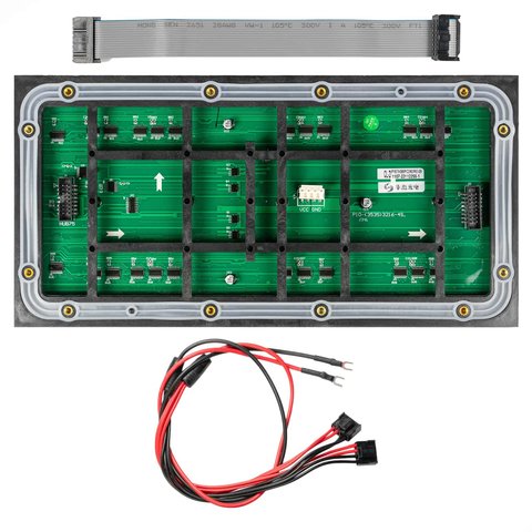 Módulo LED publicitario externo P10-RGB-SMD (320 × 160 mm, 32 × 16 puntos, IP65, 5600 nt) Vista previa  4