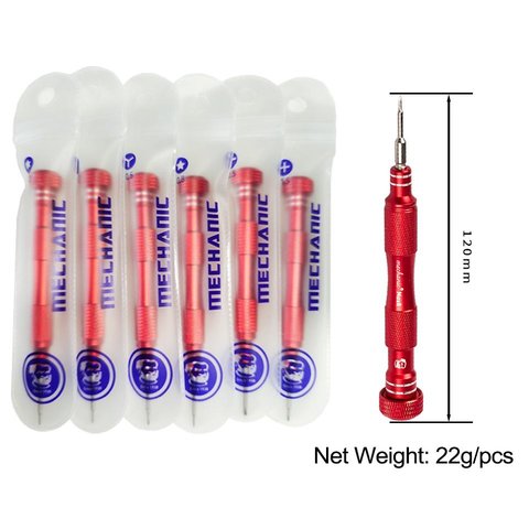 Destornillador cruz Mechanic Max 8 (#000) 1.2*25mm, Phillips Vista previa  2
