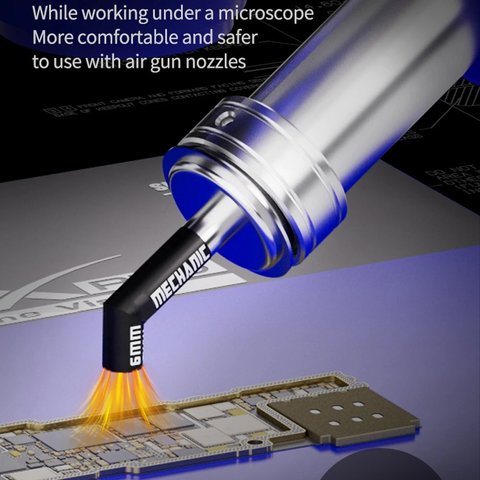 Насадка термофена Mechanic 861 Diagonal, изогнутая, 9in1, 4mm/5mm/6mm/6.4mm/8mm/8.4mm/10mm/12mm/12.7mm Превью 1