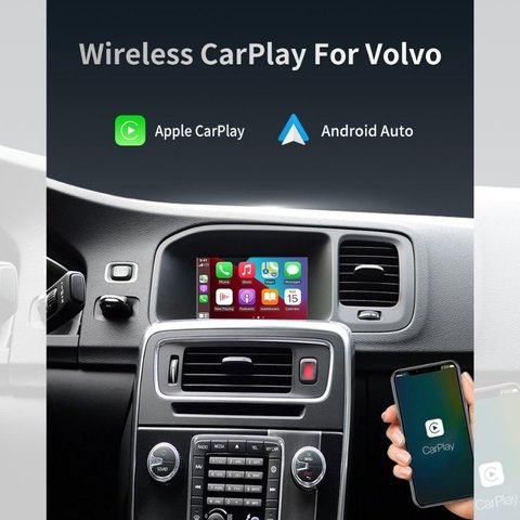 Wireless CarPlay and Android Auto Adapter for Volvo with Sensus Preview 1