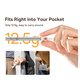 Holder Baseus Portable Series Folding Moon, (white, folded, desktop, plastic) #B10556600211-00 Preview 2