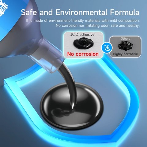 Glue JCID TP-030T, (polyurethane, transparent, quick drying, for gluing back covers, for display frames, 30 ml) Preview 8