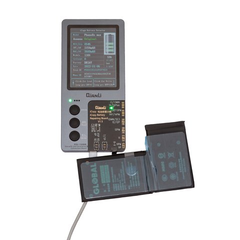 Batería Mechanic puede usarse con Apple iPhone XS Max, Li-Polymer, 3.8 V, 3590 mAh, mayor capacidad, original IC Vista previa  1