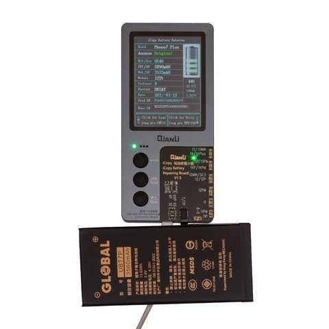 Batería Mechanic puede usarse con Apple iPhone 7 Plus, Li-Polymer, 3.8 V, 3560 mAh, mayor capacidad, original IC Vista previa  1