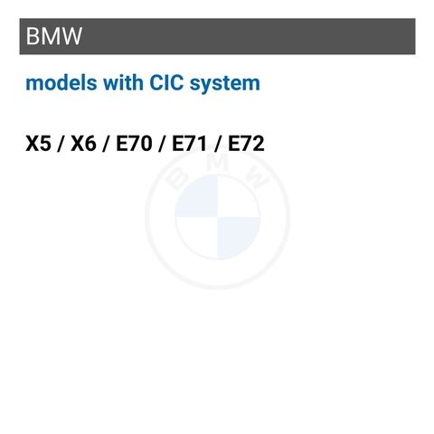 Монітор (10.25 дюймів) CarPlay / Android Auto для автомобілів BMW X5 / X6 / E70 / E71 / E72 з системою CIC Прев'ю 1