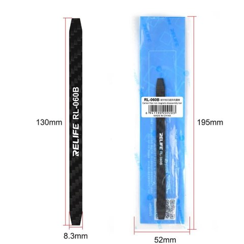 Лопатка RELIFE RL-060B, для разборки мобильных устройств, карбоновая Превью 1