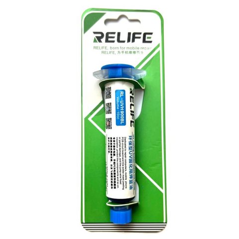 Паяльна маска RELIFE RL-UVH900BL, синя, 10 мл, ультрафіолетова Прев'ю 2