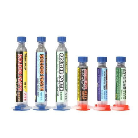 BGA паста Mechanic MS17, Sn 96,5%,  Ag 3%, Cu 0,5%, 217 °C, 20 г Прев'ю 1