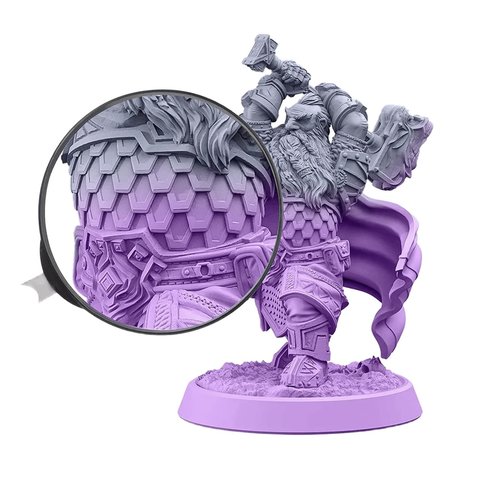 Фотополимерная смола для 3D-принтера ELEGOO Grey to Purple, 1 кг Превью 4