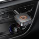 FM-трансмиттер Borofone BC55, черный, с кнопкой, USB тип-C, TRS 3.5 мм, #6941997772225 Превью 2