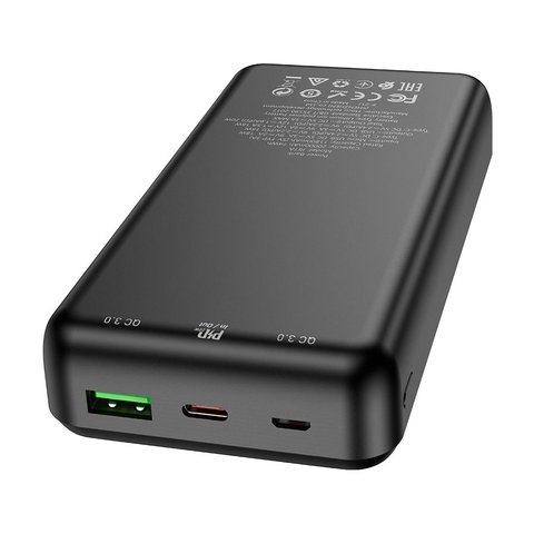 Power bank Hoco J87A, 20000 мАч, 20 Вт, черный, Quick Charge, Power Delivery (PD), #6931474761033 Превью 1
