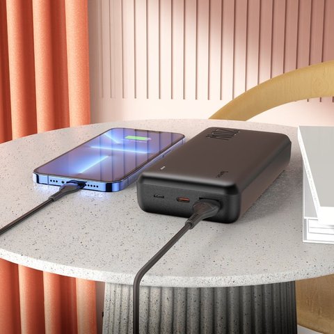 Power bank Hoco J87A, 20000 мАч, 20 Вт, черный, Quick Charge, Power Delivery (PD), #6931474761033 Превью 3