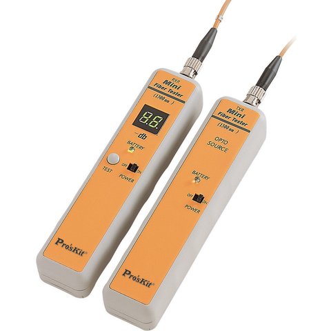 Мини-тестер оптоволоконного кабеля Pro'sKit 3PK-NT018S-ST с ST коннектором Превью 1
